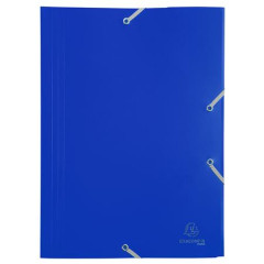 Doska s gumikou, PP, A4, EXACOMPTA "Opaque", modr