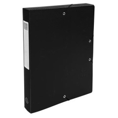 Doska s gumikou, PP, A4, 40 mm, EXACOMPTA "Opak", ierna