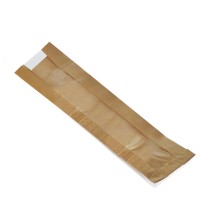 Sok papierov s okienkom 12+4x59cm na bagetu 100ks