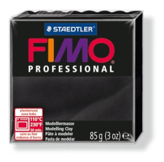 Modelovacia hmota, 85 g, FIMO "Professional", ierna