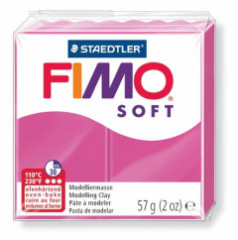 Modelovacia hmota, 57 g, polymrov, FIMO "Soft", malina