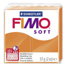 Modelovacia hmota, 57 g, polymrov, FIMO "Soft", mandarinkov
