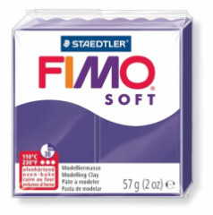 Modelovacia hmota, 57 g, polymrov, FIMO "Soft", slivkov