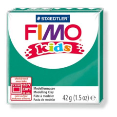 Modelovacia hmota, 42 g, FIMO "Kids", zelen