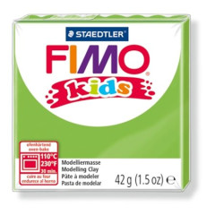 Modelovacia hmota, 42 g, FIMO "Kids", svetlozelen