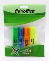 Zvrazova, sada, 1-4 mm, FLEXOFFICE "HL05", 4 rzne farby