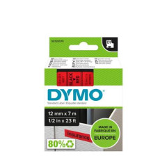 Pska do ttkovaa, 12 mm x 7 m, DYMO "D1", erven-ierna