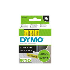 Pska do ttkovaa, 12 mm x 7 m, DYMO "D1", lt-ierna