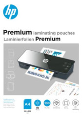 Laminovacia flia, 80 mikrnov, A4, leskl, 100 ks, HP "Premium"