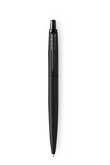 Gukov pero, 0,7 mm, stlac mechanizmus, ierny klip, matn ierne telo, PARKER, "Royal Jotter XL", modr