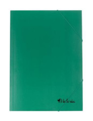 Doska s gumikou, kartnov, A4, VICTORIA OFFICE, zelen