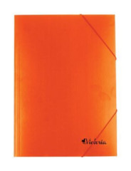 Doska s gumikou, kartnov, A4, VICTORIA OFFICE, oranov