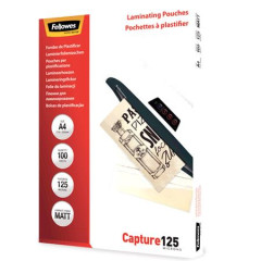 Laminovacia flia za tepla, 125 mikrn, A4, matn, FELLOWES