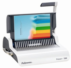 Viazac stroj, pre plastov vzbu, manulny, 300 listov FELLOWES "Pulsar+ 300"