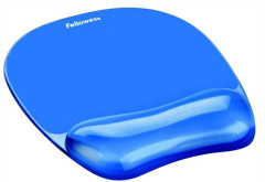 Glov podloka pod my, FELLOWES "Crystal Gel", modr