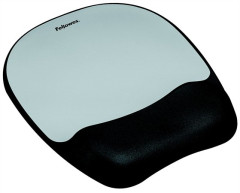 Penov podloka pod my, s opierkou zpstia, FELLOWES "Memory Foam", siv