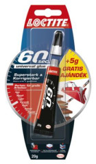 Lepidlo, univerzlne, 20 g, HENKEL "Loctite 60 sec."
