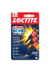 Sekundov lepidlo, gl, 3 x 1 g, HENKEL "Loctite Super Bond POWER Gl Mini Trio"