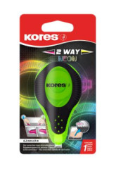 Korekn roller, 4,2 mm x 8 m, KORES "2WAY Neon", rzne farby