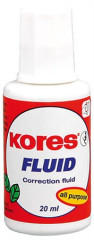 Korekn lak, s rozpadlom, 20 ml, KORES "Fluid"