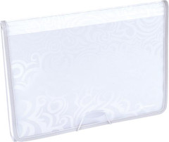 Harmonikov doska, A4, 6 ast, PP, s gumikou, PANTA PLAST "Tai Chi", biela
