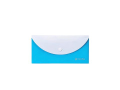 Obal na patent, 250x140 mm, PP, s dvomi vreckami, PANTA PLAST, nenovo modr