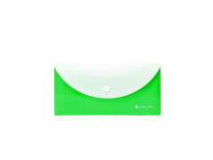Obal na patent, 250x140 mm, PP, s dvomi vreckami, PANTA PLAST, nenovo zelen