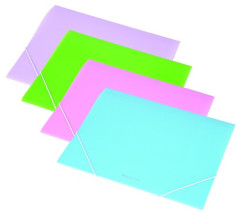 Doska s gumikou, 15 mm, PP, A4, PANTA PLAST, pastelovo zelen