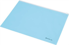Oblka na zips, A4, PP, PANTA PLAST, pastelovo modr