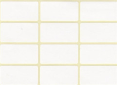 Etikety, 20x38 mm, 60 etikiet/bal