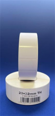 Etikety, termo, 20x32 mm, 2500 etikiet/kot, biele