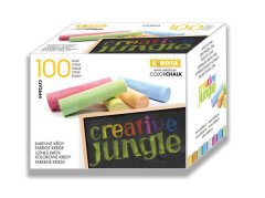 Kriedy na tabuu, okrhle, "Creative Jungle", farebn