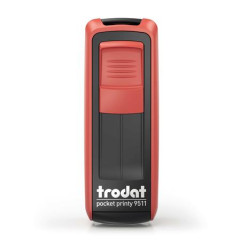 Peiatka, TRODAT "Pocket Printy 9511", erven kryt, s iernou podukou