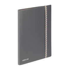 Katalgov kniha, 30 vreciek, A4, VIQUEL "Business Class", siv