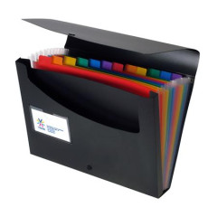 Harmonikov doska, PP, 12 priehradiek, VIQUEL "Rainbow Class", ierna