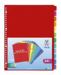 Rozraova, plastov, A4 Maxi, 12 x uko, VIQUEL