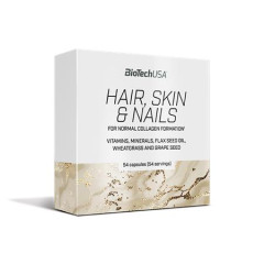 Vivov doplnok vo forme kapsl, 54 kapsl, BIOTECH USA "Hair, Skin & Nails"