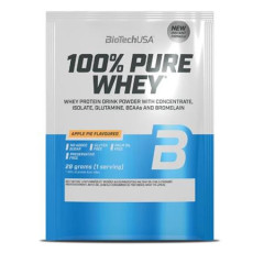 Srvtkov protenov prok, 28g, BIOTECH USA "100% Pure Whey", jablkov kol