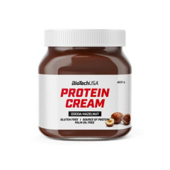 Kakaov ntierka s lieskovmi oriekami, BIOTECH USA "Protein Cream", 400 g
