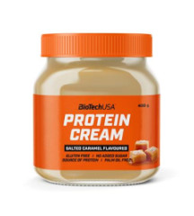 Ntierka s prchuou slanho karamelu, BIOTECH USA "Protein Cream", 400 g