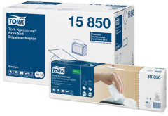 Servtka do zsobnka, 2-vrstvov, 21,3x16,5 cm, N4 systm, Premium, TORK "Xpressnap Extra Soft", biela