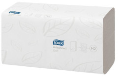 Utierky na ruky, Interfold ohyb, 2-vrstvov, H2 systm, Advanced, TORK "Xpress Soft Multifold", biela