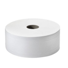 Toaletn papier, T1 systm, 2-vrstvov, priemer: 26 cm, Universal "Jumbo", biela