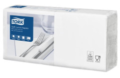 Servtky, 1/4 ohyb, 3-vrstvov, 32,5x32,8 cm, Advanced, TORK "Soft Lunch", biela
