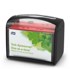 Zsobnk na servtky, 16,9x20,1x14,1 cm, N4 systm, Signature line, TORK "Xpressnap", ierna