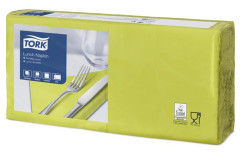 Servtky, 1/4 ohyb, 2-vrstvov, 32,6x33 cm, Advanced, TORK "Lunch", limetkov