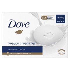 Mydlo, 4x90 g, DOVE "Beauty cream bar", starostlivos o krsu