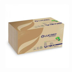 Servtky, 1/4 preloenie, 30x30 cm, LUCART "Econatural 130T", havanna hned