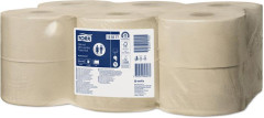 Toaletn papier, T2 systm, 2-vrstvov, priemer 19 cm, Advanced, TORK "Mini Jumbo", prirodzen