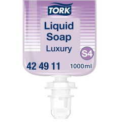 Tekut mydlo, 1 l, S4 systm, TORK "Luxury", fialov